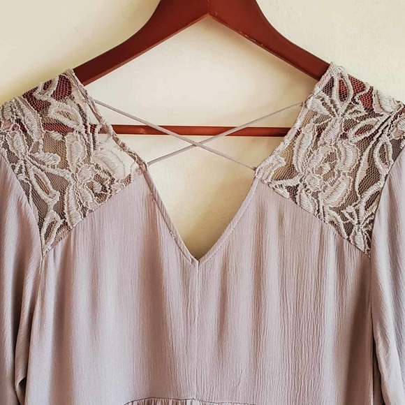 Altar’d State Gray Babydoll Dress - Picture 5 of 6